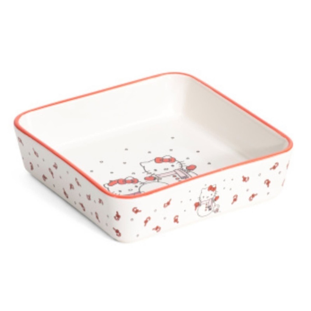 HELLO KITTY SNOWMAN SQUARE BAKER